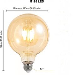 Lambipirn LED Crown G125 E27, 4W, 320 lm hind ja info | Lambipirnid, lambid | kaup24.ee