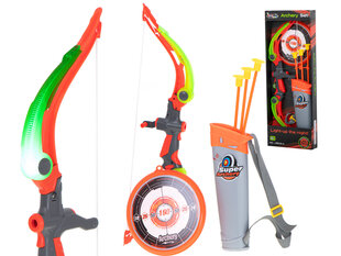 Лук, стрелы и набор мишеней, коричневый цена и информация | Игрушки для мальчиков | kaup24.ee