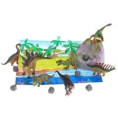 Фигурки животных динозавров, 7 шт. цена и информация | Развивающий мелкую моторику - кинетический песок KeyCraft NV215 (80 г) детям от 3+ лет, бежевый | kaup24.ee