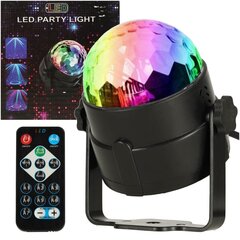 Kaugjuhtimisprojektor led disco box, 9 cm x 8,5 cm hind ja info | Peokaunistused | kaup24.ee