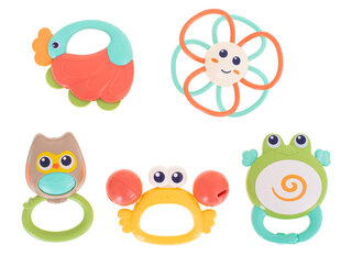 Baby Teether Animals, 5tk hind ja info | Imikute mänguasjad | kaup24.ee