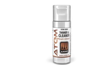 AMMO MIG - ATOM Thinner and Cleaner (растворитель и oчиститель для акриловой краски), 20 ml, 20500 цена и информация | Принадлежности для рисования, лепки | kaup24.ee