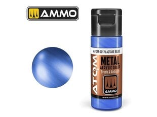 AMMO MIG - ATOM Акриловые краски METALLIC Aotake Blue, 20ml, 20176 цена и информация | Принадлежности для рисования, лепки | kaup24.ee