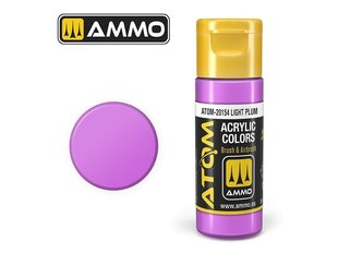 AMMO MIG - ATOM Акриловые краски Light Plum, 20ml, 20154 цена и информация | Принадлежности для рисования, лепки | kaup24.ee