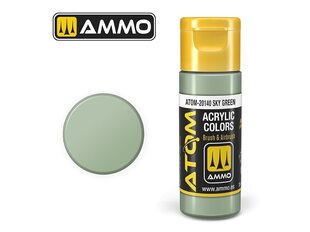 Akrüülvärv Ammo Mig Atom Sky Green, 20ml, 20140 hind ja info | Kunstitarbed, voolimise tarvikud | kaup24.ee