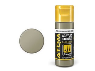 AMMO MIG - ATOM Акриловые краски Nakajima Interior Green, 20ml, 20139 цена и информация | Принадлежности для рисования, лепки | kaup24.ee