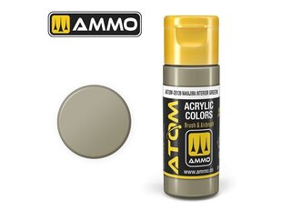 AMMO MIG - ATOM Акриловые краски Nakajima Interior Green, 20ml, 20139 цена и информация | Принадлежности для рисования, лепки | kaup24.ee