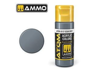 AMMO MIG - ATOM Акриловые краски Ocean Grey, 20ml, 20137 цена и информация | Принадлежности для рисования, лепки | kaup24.ee