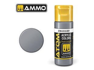 Akrüülvärv Ammo Mig Atom Grey, 20ml, 20135 hind ja info | Kunstitarbed, voolimise tarvikud | kaup24.ee
