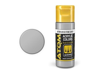 AMMO MIG - ATOM Акриловые краски Stone Grey, 20ml, 20132 цена и информация | Принадлежности для рисования, лепки | kaup24.ee