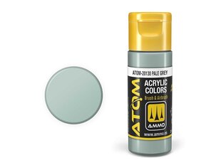 Akrüülvärv Ammo Mig Atom Pale Grey, 20ml, 20130 цена и информация | Принадлежности для рисования, лепки | kaup24.ee