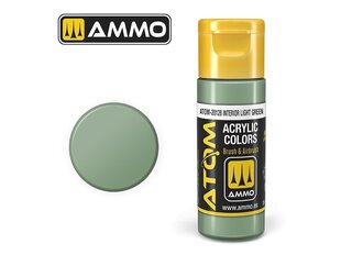 Akrüülvärv Ammo Mig Atom Interior Light Green, 20ml, 20128 hind ja info | Kunstitarbed, voolimise tarvikud | kaup24.ee