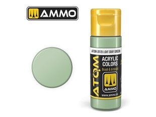 AMMO MIG - ATOM Акриловые краски Light Gray Green, 20ml, 20125 цена и информация | Принадлежности для рисования, лепки | kaup24.ee