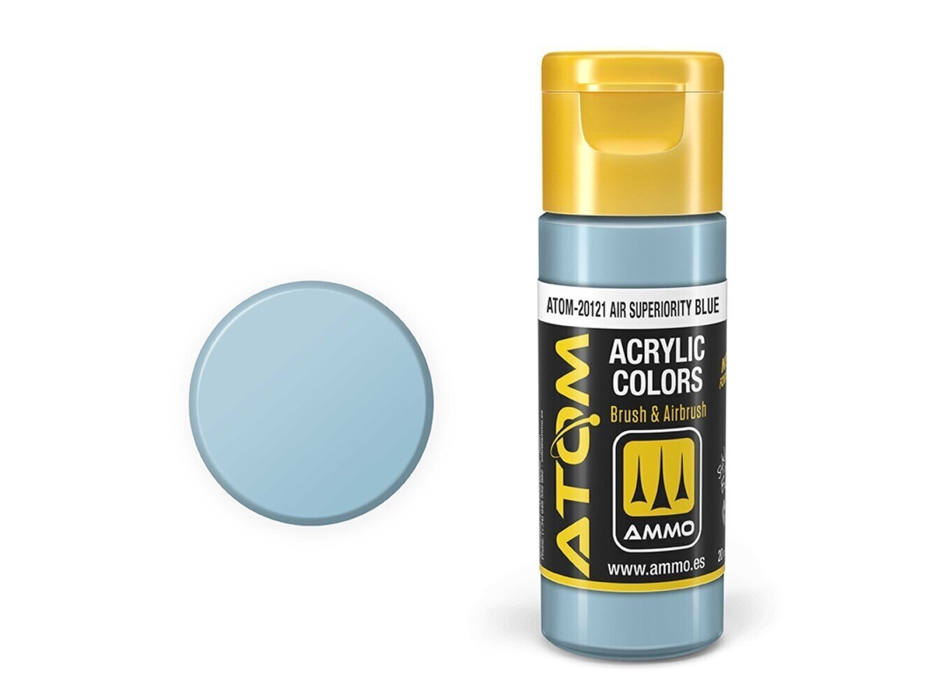 Akrüülvärv Ammo Mig Atom Air Superiority Blue, 20ml, 20121 hind ja info | Kunstitarbed, voolimise tarvikud | kaup24.ee