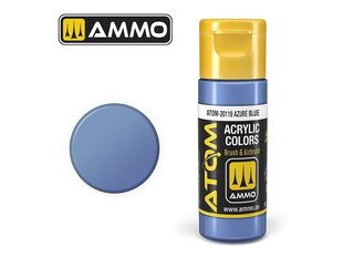 Akrüülvärv Ammo Mig Atom Azure Blue, 20ml, 20119 hind ja info | Kunstitarbed, voolimise tarvikud | kaup24.ee