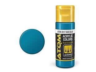 AMMO MIG - ATOM Акриловые краски Duck Blue, 20ml, 20117 цена и информация | Принадлежности для рисования, лепки | kaup24.ee
