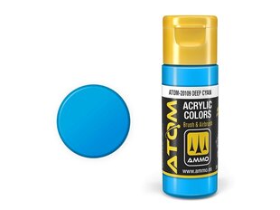 Akrüülvärv Ammo Mig Atom Deep Cyan, 20ml, 20109 hind ja info | Kunstitarbed, voolimise tarvikud | kaup24.ee