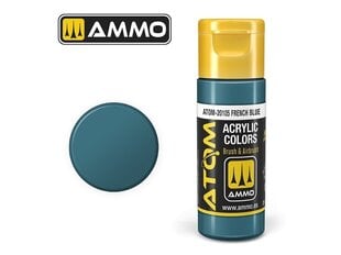 Akrüülvärv Ammo Mig Atom French Blue, 20ml, 20105 hind ja info | Kunstitarbed, voolimise tarvikud | kaup24.ee