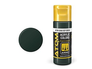 Akrüülvärv Ammo Mig Atom Deep Green, 20ml, 20098 hind ja info | Kunstitarbed, voolimise tarvikud | kaup24.ee