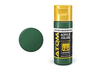 Akrüülvärv Ammo Mig Atom IJN Nakajima Dark Green, 20ml, 20096 hind ja info | Kunstitarbed, voolimise tarvikud | kaup24.ee