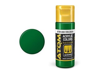 AMMO MIG - ATOM Акриловые Fern Green, 20ml, 20091 цена и информация | Принадлежности для рисования, лепки | kaup24.ee