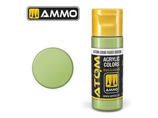 Akrüülvärv Ammo Mig Atom Faded Green, 20ml, 20085 hind ja info | Kunstitarbed, voolimise tarvikud | kaup24.ee