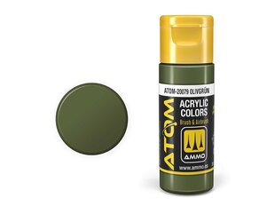 Akrüülvärv Ammo Mig Atom Olivgrün, 20ml, 20079 hind ja info | Kunstitarbed, voolimise tarvikud | kaup24.ee