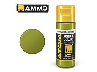 AMMO MIG - ATOM Акриловые Yellow Green, 20ml, 20073 цена и информация | Принадлежности для рисования, лепки | kaup24.ee