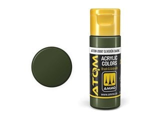 Akrüülvärv Ammo Mig Atom Olivgrün Dark, 20ml, 20067 hind ja info | Kunstitarbed, voolimise tarvikud | kaup24.ee