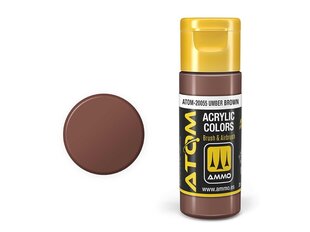 Akrüülvärv Ammo Mig Atom Umber Brown, 20ml, 20055 hind ja info | Kunstitarbed, voolimise tarvikud | kaup24.ee