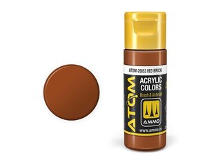 Akrüülvärv Ammo Mig Atom Red Brick, 20ml, 20053 hind ja info | Kunstitarbed, voolimise tarvikud | kaup24.ee