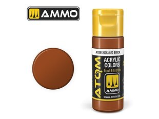 AMMO MIG - ATOM Акриловые Red Brick, 20ml, 20053 цена и информация | Принадлежности для рисования, лепки | kaup24.ee