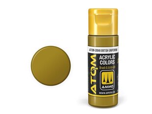 Akrüülvärv Ammo Mig Atom British Uniform, 20ml, 20049 hind ja info | Kunstitarbed, voolimise tarvikud | kaup24.ee