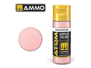 AMMO MIG - ATOM Акриловые Pink Flesh, 20ml, 20039 цена и информация | Принадлежности для рисования, лепки | kaup24.ee