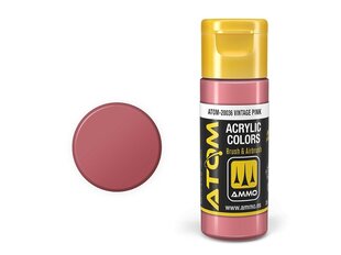 AMMO MIG - ATOM Акриловые Vintage Pink, 20ml, 20036 цена и информация | Принадлежности для рисования, лепки | kaup24.ee