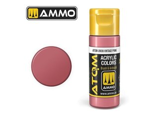 AMMO MIG - ATOM Акриловые Vintage Pink, 20ml, 20036 цена и информация | Принадлежности для рисования, лепки | kaup24.ee