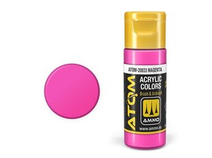 AMMO MIG - ATOM Акриловые Magenta, 20ml, 20033 цена и информация | Принадлежности для рисования, лепки | kaup24.ee