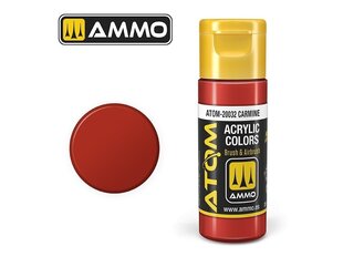 Akrüülvärv Ammo Mig Atom Carmine, 20ml, 20032 hind ja info | Kunstitarbed, voolimise tarvikud | kaup24.ee