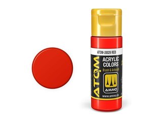 Akrüülvärv Ammo Mig Atom Red, 20ml, 20029 hind ja info | Kunstitarbed, voolimise tarvikud | kaup24.ee