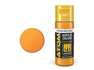 Akrüülvärv Ammo Mig Atom Bright Orange, 20ml, 20026 hind ja info | Kunstitarbed, voolimise tarvikud | kaup24.ee