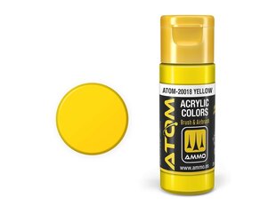 AMMO MIG - ATOM Акриловые Yellow, 20ml, 20018 цена и информация | Принадлежности для рисования, лепки | kaup24.ee