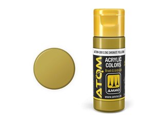 AMMO MIG - ATOM Акриловые Zinc Chromate Yellow, 20ml, 20013 цена и информация | Принадлежности для рисования, лепки | kaup24.ee