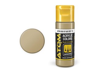 Akrüülvärv Ammo Mig Atom IDF Sand Grey ´73, 20ml, 20008 hind ja info | Kunstitarbed, voolimise tarvikud | kaup24.ee