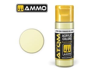 AMMO MIG - ATOM Акриловые Cremeweiss RAL 9001, 20ml, 20002 цена и информация | Принадлежности для рисования, лепки | kaup24.ee