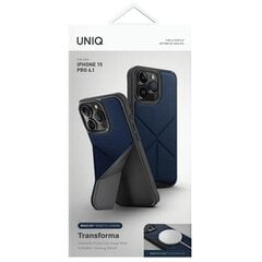 Чехол UNIQ Transforma для iPhone 15 Pro 6.1" с Magclick Charging |синий цена и информация | Чехлы для телефонов | kaup24.ee