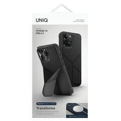 Чехол UNIQ Transforma iPhone 15 Pro Max 6.7" Magclick Charging | чёрный цена и информация | Чехлы для телефонов | kaup24.ee