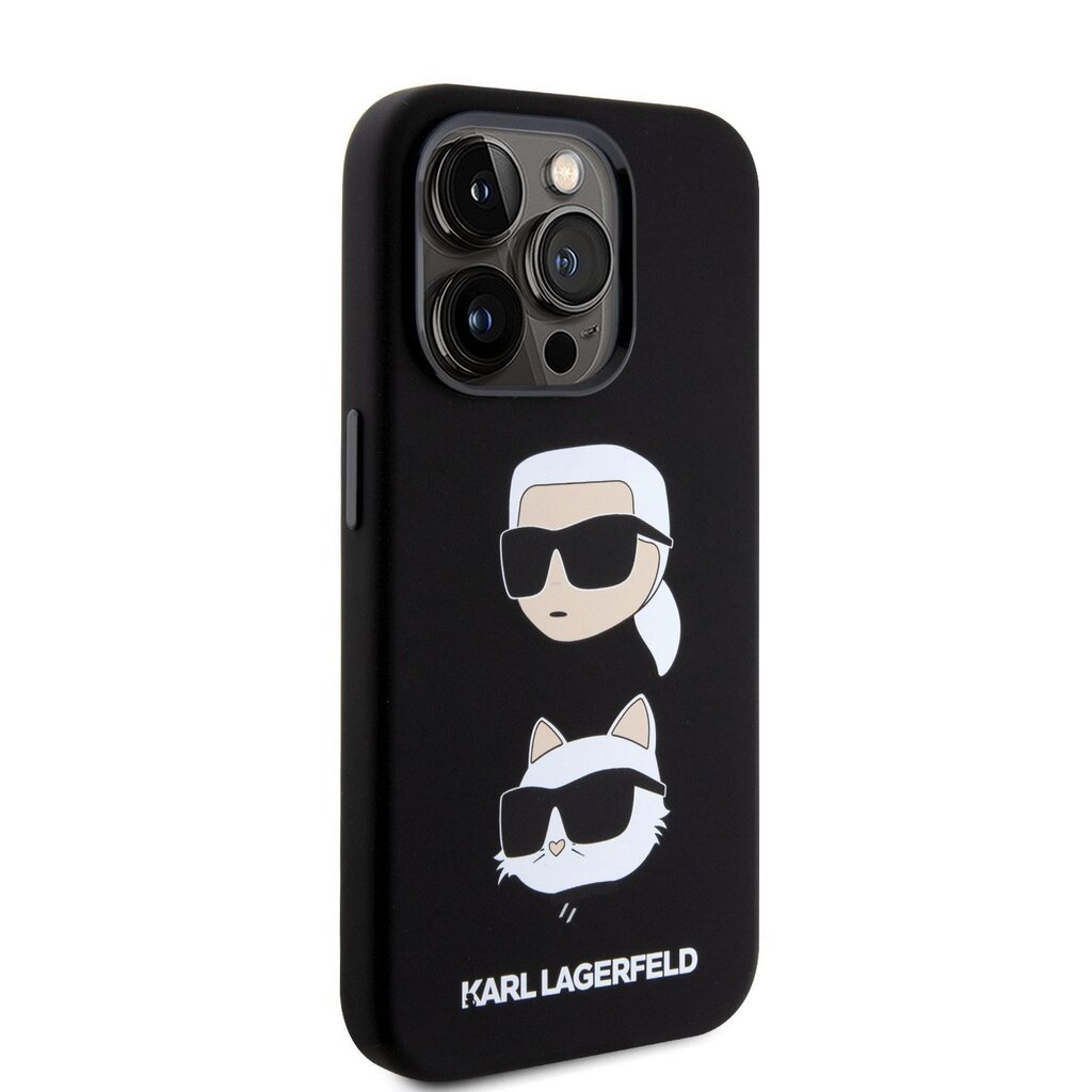 Karl Lagerfeld Liquid Silicone Karl and Choupette Heads hind ja info | Telefoni kaaned, ümbrised | kaup24.ee