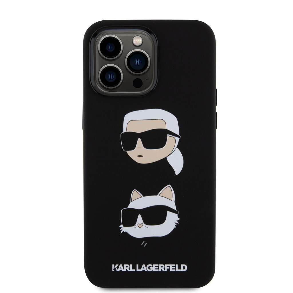 Karl Lagerfeld Liquid Silicone Karl and Choupette Heads hind ja info | Telefoni kaaned, ümbrised | kaup24.ee