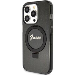 Guess IML Ring Stand Glitter MagSafe Case for iPhone 15 Plus Transparent цена и информация | Чехлы для телефонов | kaup24.ee