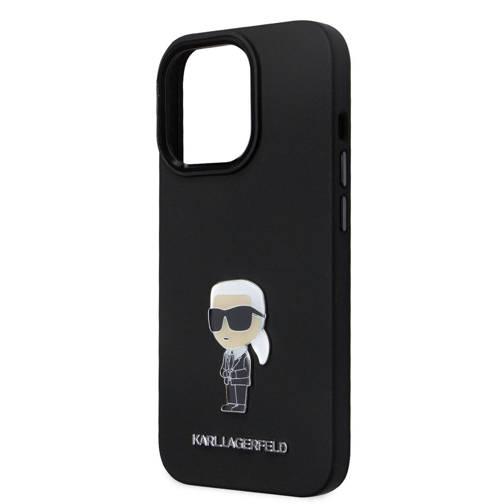 Karl Lagerfeld Liquid Silicone Metal Ikonik hind ja info | Telefoni kaaned, ümbrised | kaup24.ee